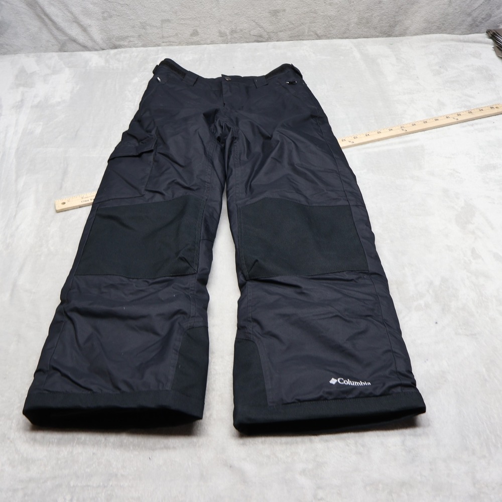 Columbia Pants Boys Medium 10/12 Black Insulated Omni-Heat Bugaboo III Outdoor